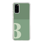 Slim Protection Case［ Original - initial two tone - B green ］
