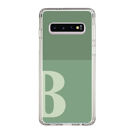 Slim Protection Case［ Original - initial two tone - B green ］
