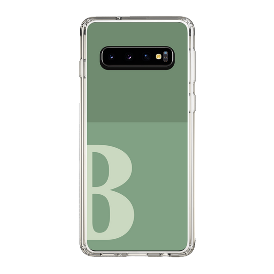 Slim Protection Case［ Original - initial two tone - B green ］