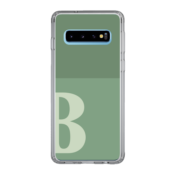 Slim Protection Case［ Original - initial two tone - B green ］