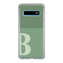 Slim Protection Case［ Original - initial two tone - B green ］