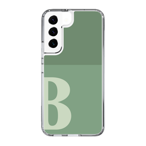 Slim Protection Case［ Original - initial two tone - B green ］