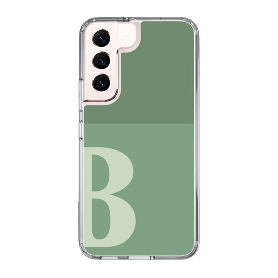 Slim Protection Case［ Original - initial two tone - B green ］