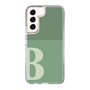 Slim Protection Case［ Original - initial two tone - B green ］