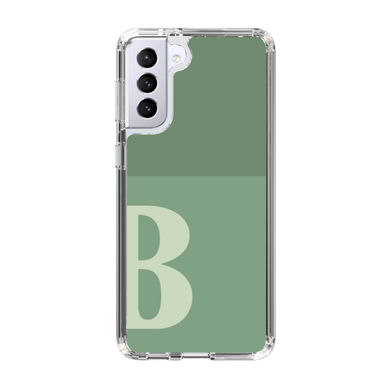 Slim Protection Case［ Original - initial two tone - B green ］