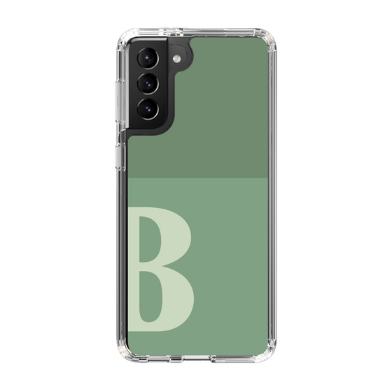 Slim Protection Case［ Original - initial two tone - B green ］