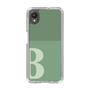 Slim Protection Case［ Original - initial two tone - B green ］