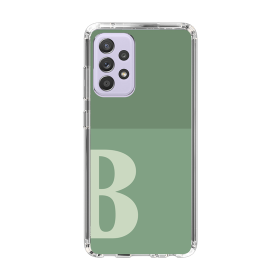 Slim Protection Case［ Original - initial two tone - B green ］