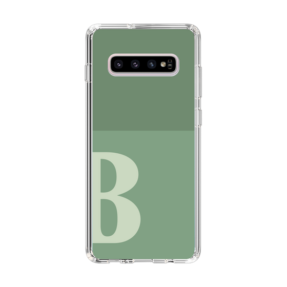 Slim Protection Case［ Original - initial two tone - B green ］