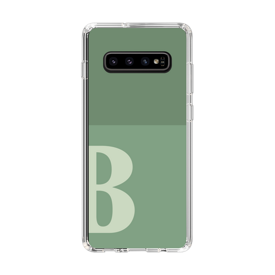 Slim Protection Case［ Original - initial two tone - B green ］