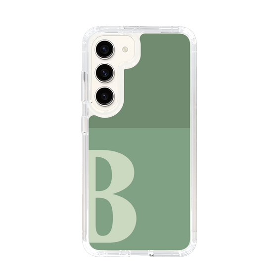 Slim Protection Case［ Original - initial two tone - B green ］
