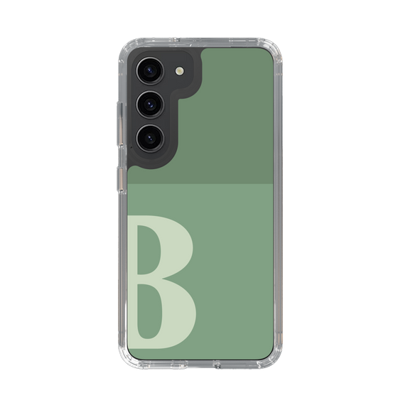 Slim Protection Case［ Original - initial two tone - B green ］