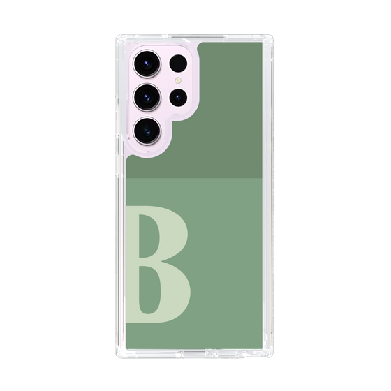 Slim Protection Case［ Original - initial two tone - B green ］