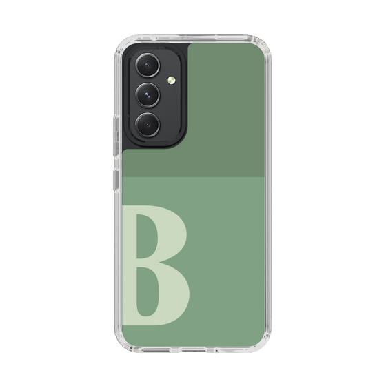 Slim Protection Case［ Original - initial two tone - B green ］