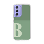 Slim Protection Case［ Original - initial two tone - B green ］