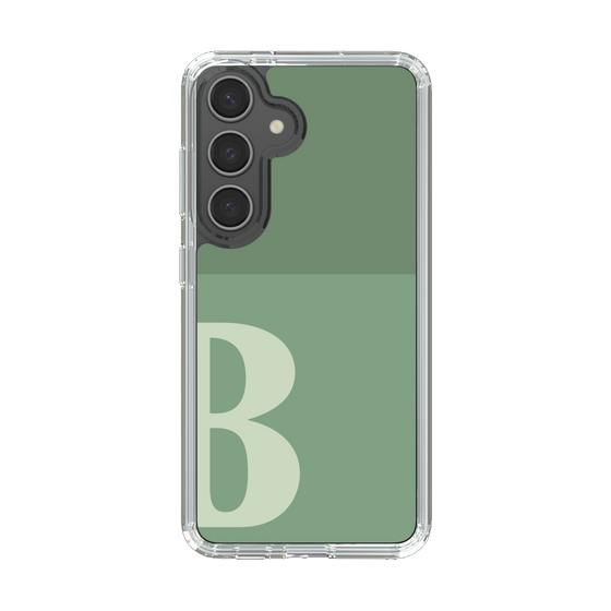 Slim Protection Case［ Original - initial two tone - B green ］