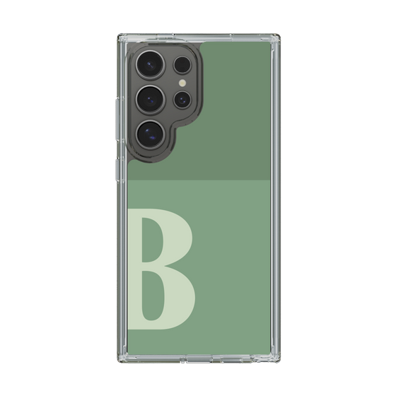 Slim Protection Case［ Original - initial two tone - B green ］