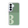 Slim Protection Case［ Original - initial two tone - B green ］