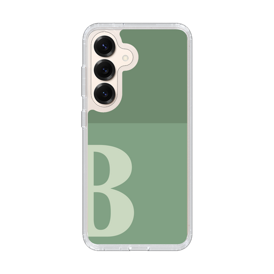 Slim Protection Case［ Original - initial two tone - B green ］