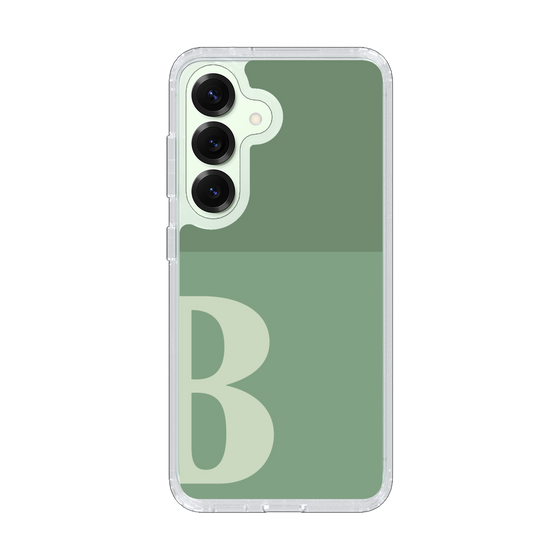 Slim Protection Case［ Original - initial two tone - B green ］