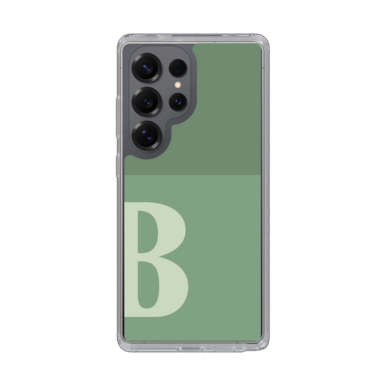 Slim Protection Case［ Original - initial two tone - B green ］