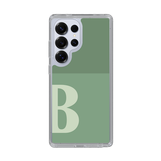 Slim Protection Case［ Original - initial two tone - B green ］