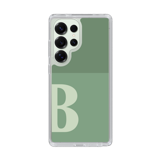 Slim Protection Case［ Original - initial two tone - B green ］
