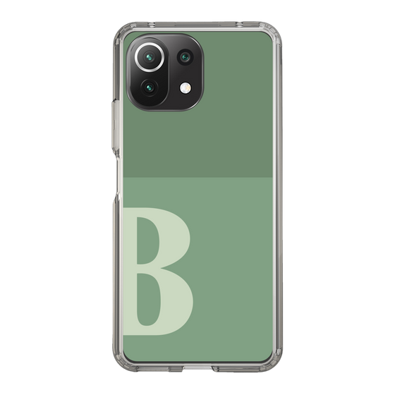 Slim Protection Case［ Original - initial two tone - B green ］