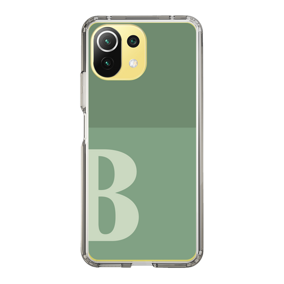 Slim Protection Case［ Original - initial two tone - B green ］