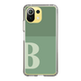 Slim Protection Case［ Original - initial two tone - B green ］