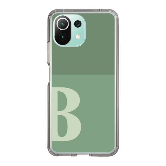 Slim Protection Case［ Original - initial two tone - B green ］