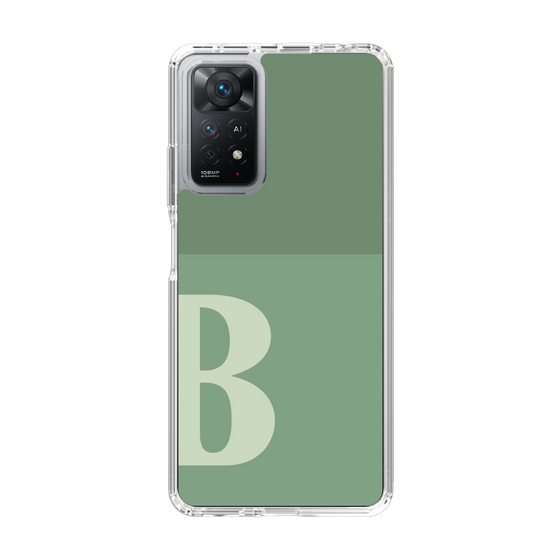 Slim Protection Case［ Original - initial two tone - B green ］