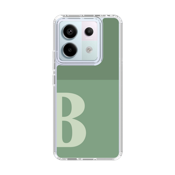 Slim Protection Case［ Original - initial two tone - B green ］