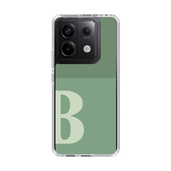 Slim Protection Case［ Original - initial two tone - B green ］