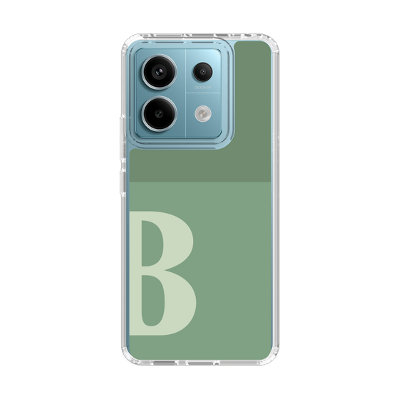 Slim Protection Case［ Original - initial two tone - B green ］