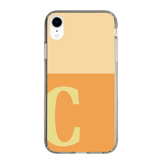 Slim Protection Case［ Original - initial two tone - C orange ］
