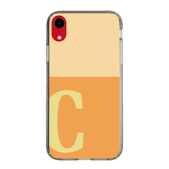 Slim Protection Case［ Original - initial two tone - C orange ］