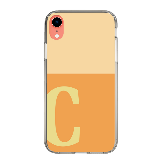 Slim Protection Case［ Original - initial two tone - C orange ］