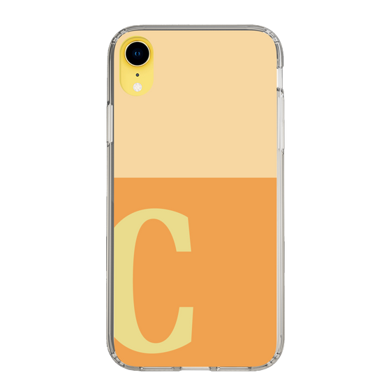 Slim Protection Case［ Original - initial two tone - C orange ］