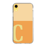 Slim Protection Case［ Original - initial two tone - C orange ］