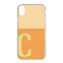 Slim Protection Case［ Original - initial two tone - C orange ］