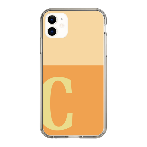 Slim Protection Case［ Original - initial two tone - C orange ］