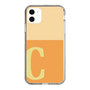 Slim Protection Case［ Original - initial two tone - C orange ］