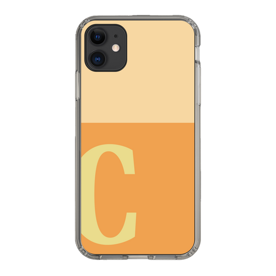 Slim Protection Case［ Original - initial two tone - C orange ］
