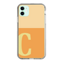Slim Protection Case［ Original - initial two tone - C orange ］