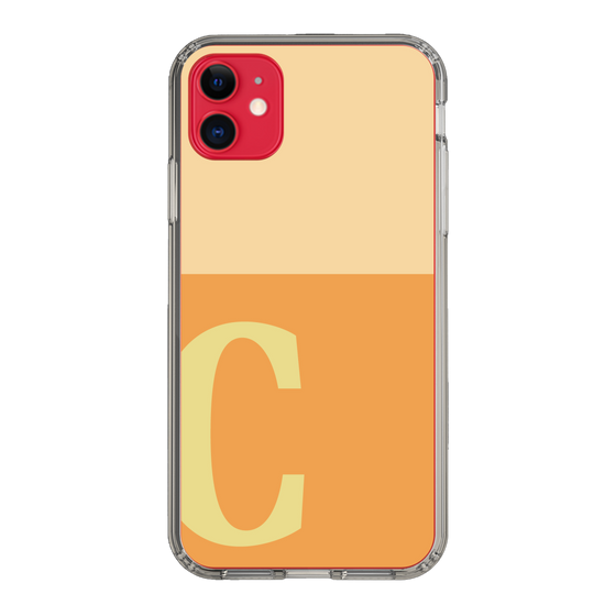 Slim Protection Case［ Original - initial two tone - C orange ］