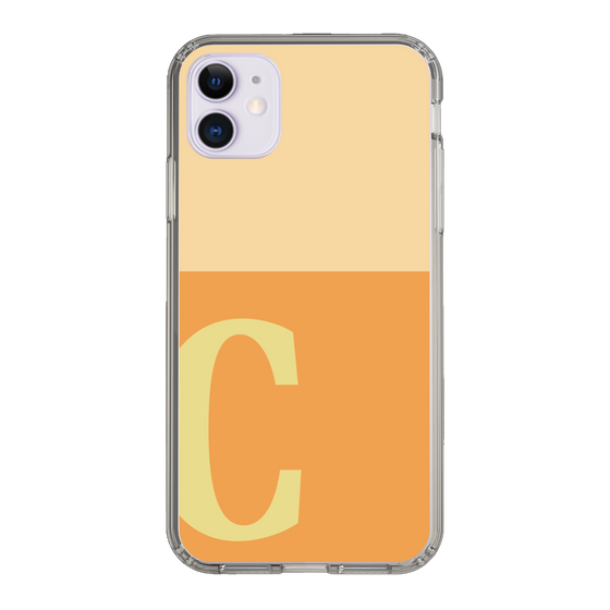 Slim Protection Case［ Original - initial two tone - C orange ］