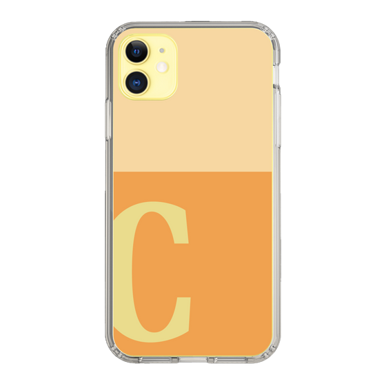 Slim Protection Case［ Original - initial two tone - C orange ］