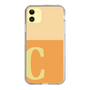 Slim Protection Case［ Original - initial two tone - C orange ］