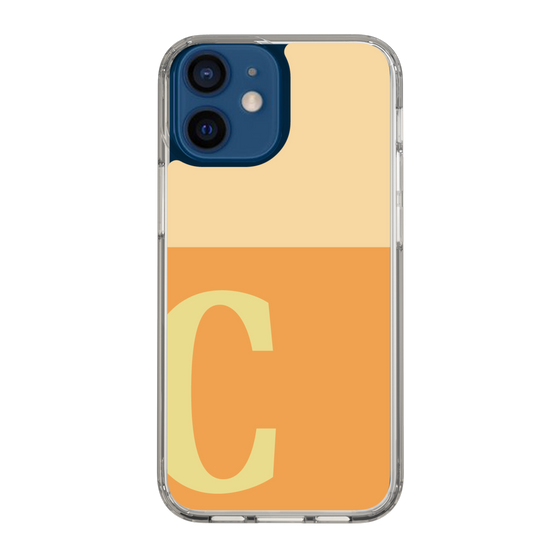 Slim Protection Case［ Original - initial two tone - C orange ］